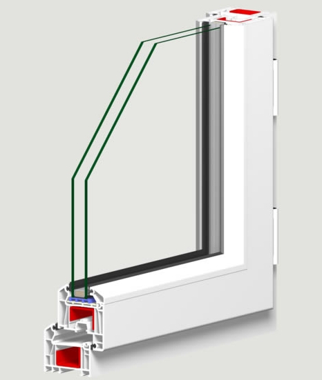 Bauplast PVC прозорски систем - модерен ентериер